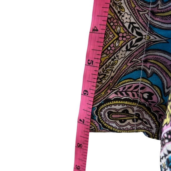 Chico’s Open Front Topper Jacket – Multicolor Boho Patchwork Size 2 (US 12/14) - Picture 10 of 10